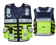 3112 Sicherheitsweste Security Weste Hundeführerweste Einsatzweste m 2x Patches