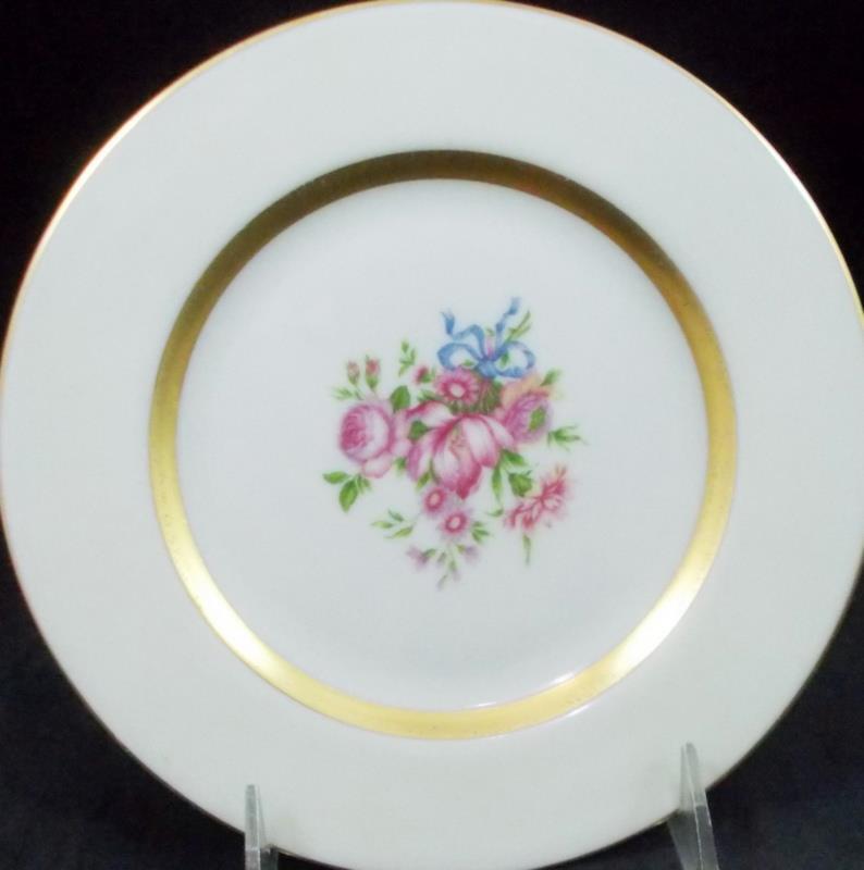 Haviland Kenmore Group of Bread & Butter Plate Salad Plate and Rim Soup Bowl