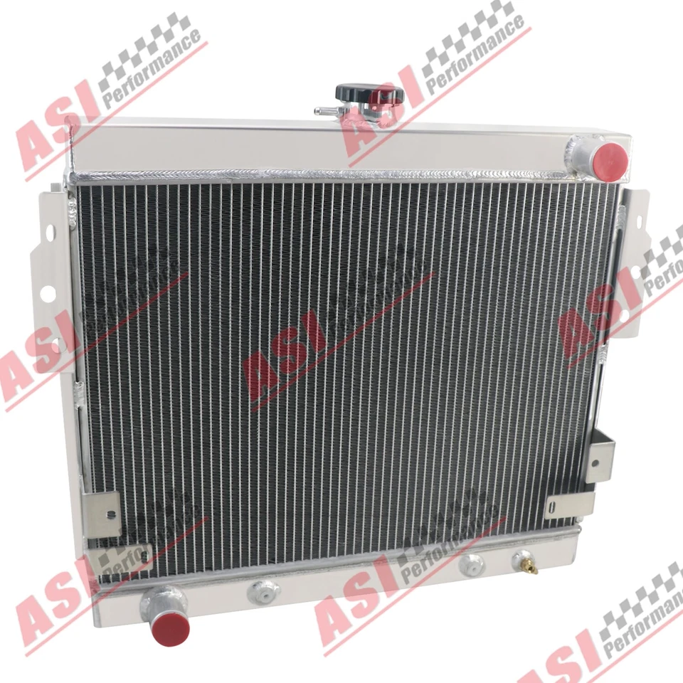 Radiador de aluminio de 3 filas para Ford Mustang II 1975-78 1976 1977 5,0 L V8 AT CC514 Foto 4 de 4