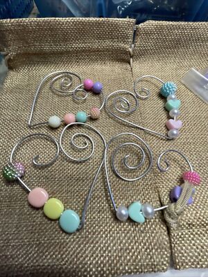 10 Pc EASTER PASTEL extra large paper clips