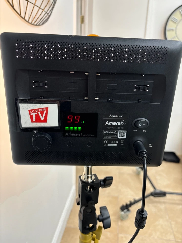 Luces de video LED - Dos luces de inundación LED Aputure Amaran AL-528s KIT de 2 unidades Foto 4 de 4