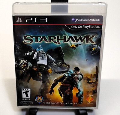 STARHAWK (Sony PlayStation 3, 2012) NEW RARE Promo Copy Black Label *MINT *READ