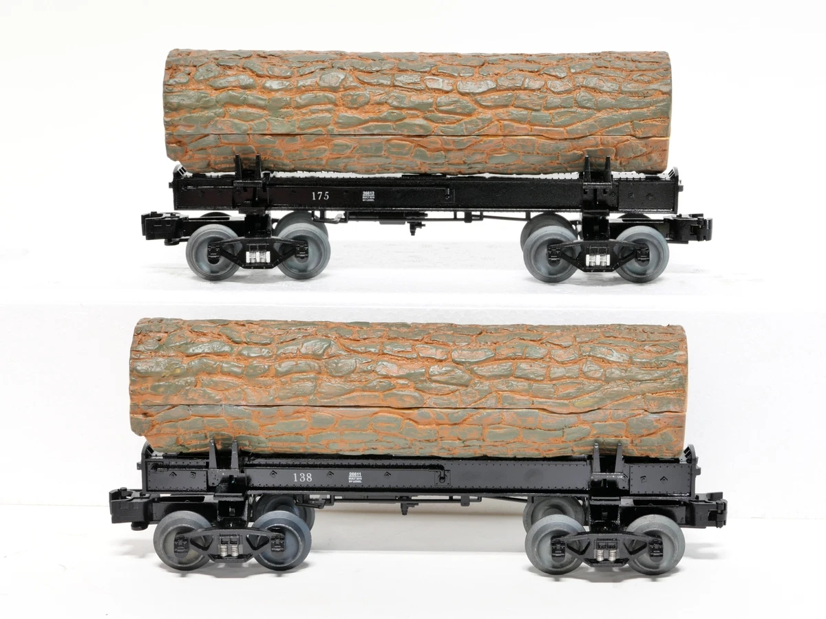 Lionel Trains 1926610 Unlettered Skeleton Log Car 2 Pack 2 O