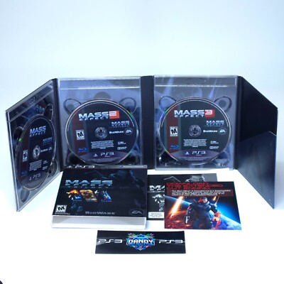 Mass Effect Trilogy PS3 CIB W/ Manual - PlayStation 3