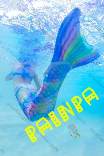 Mermaid Tail Adult Swimsuit Parent-Child Kid Women Swimsuit Clothing Swimwear UK - Picture 6 of 44