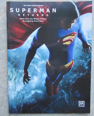 Superman Returns Musik aus dem Film in Big Note Piano Version *NEU* 