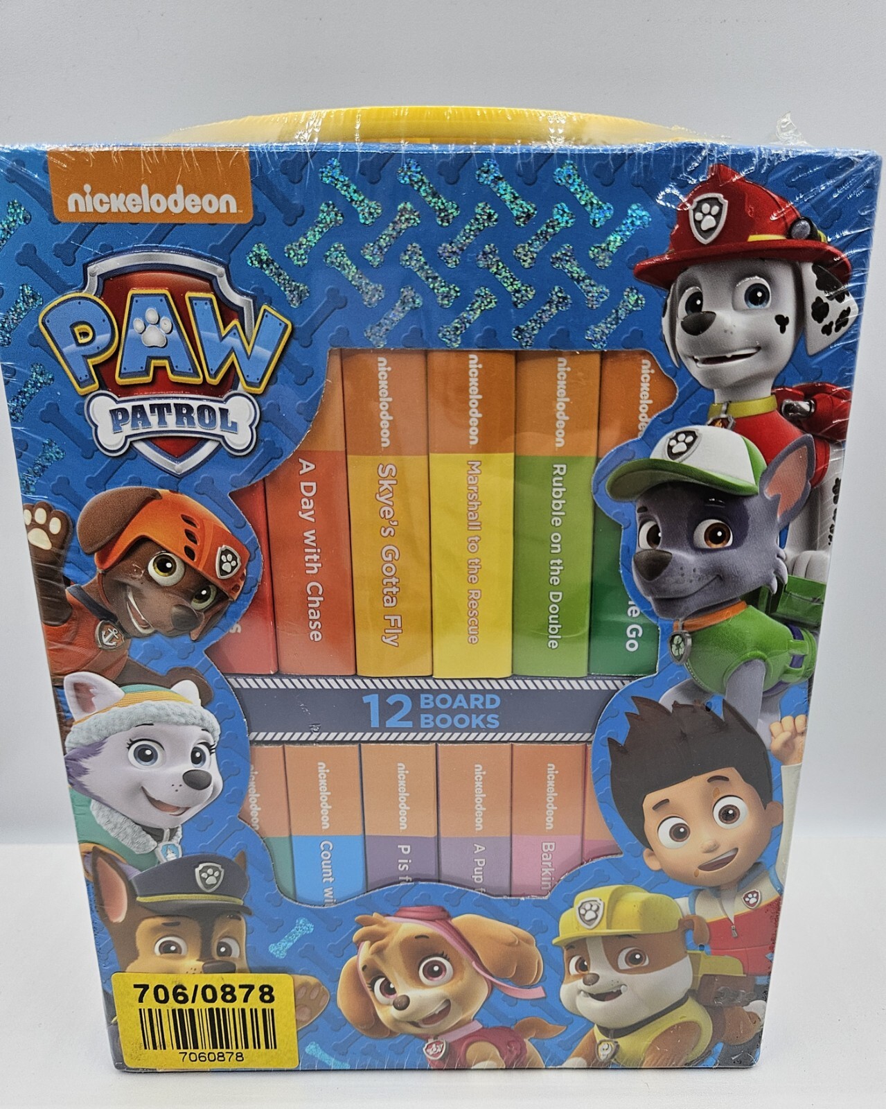 Paw Patrol 12 Book Set My First Library Board Books Spin Master 2015 New