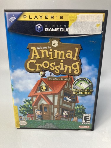 Animal Crossing (Nintendo GameCube) solo custodia/opera d'arte autentica senza disco di gioco!! - Foto 1 di 3