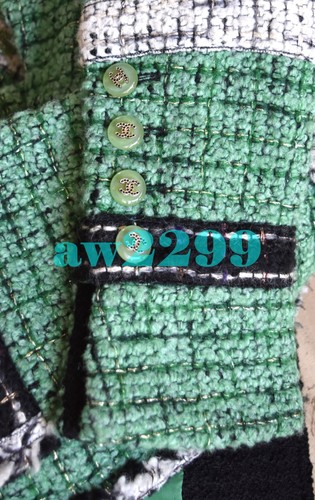 CHANEL 09P 2009 NEW MOST WANTED RUNWAY TWEED JACKET BLAZER CC FR 38 EXRA BUTTON - Picture 8 of 19