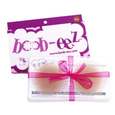 Boob-eez Headlight Hiders Thin Reusable Silicone Nipple Pasties (Dark) 6cm