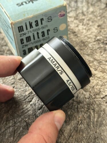 Vintage lens for enlarger AMAR 4.5/105 PZO M42 mount Creative Macro - Picture 2 of 12