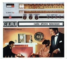 VEB Stern-Radio Sonneberg DDR Prospekt TRANSSTEREO 2401.00 Broschüre RFT (Y4281