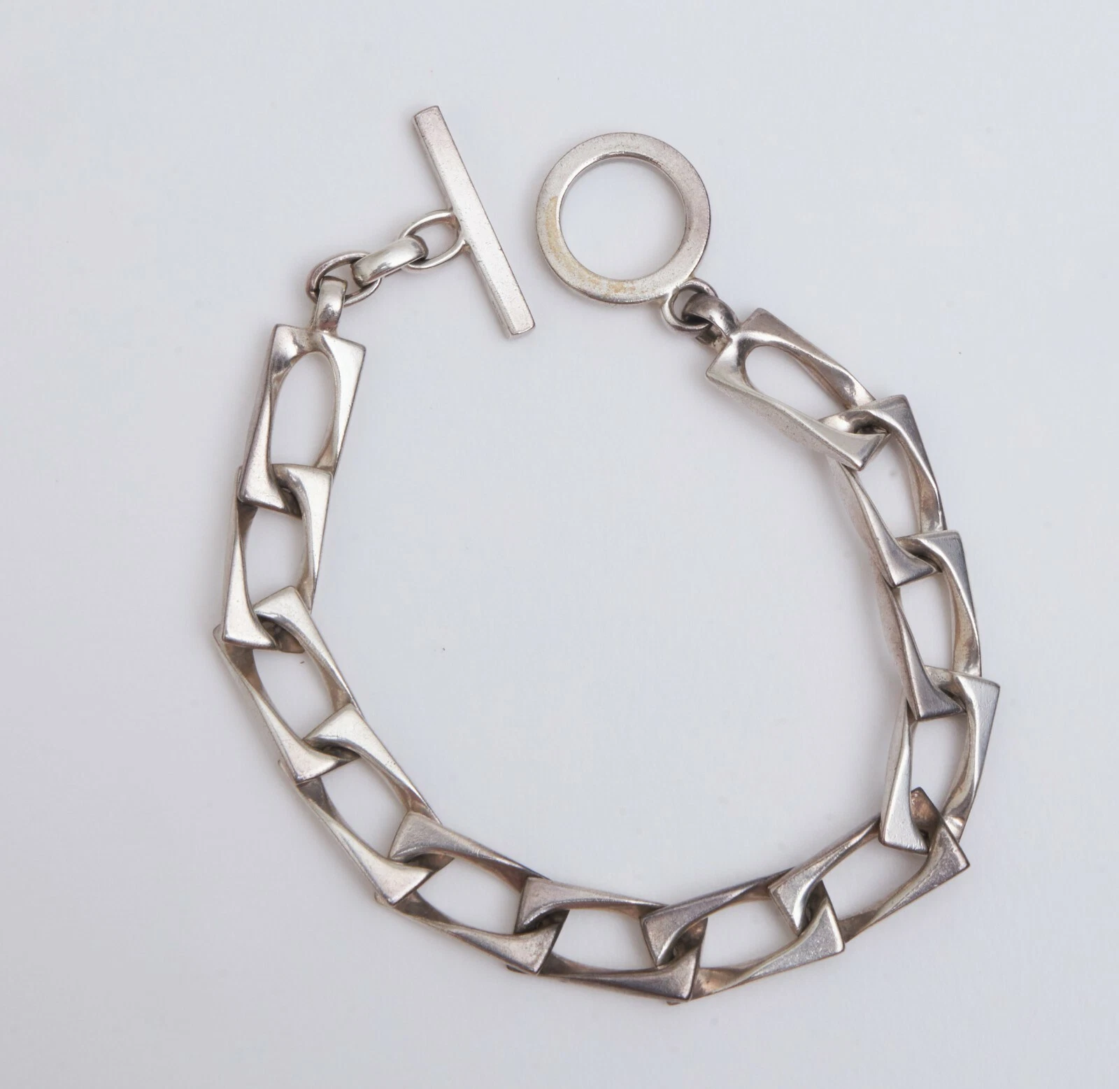 GUCCI Bracciale Catena Vintage Argento Sterling 925