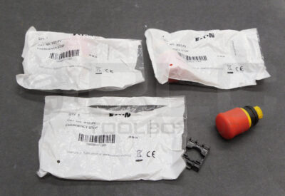 LOT OF 3 NEW EATON M22-PV EMERGENCY STOP BUTTON