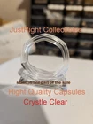 100 X Coin Capsules 50p HEPTAGON ACRILYC COIN CAPSULES FOR 50p  Coins 7 sided