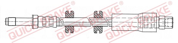 Quick Brake 32.406 Brake Hose For MERCEDES-BENZ-image