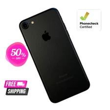 Apple iPhone 7 -32GB 128GB- Unlocked Black/Jet Black Verizon Att TMobile iOS 4G