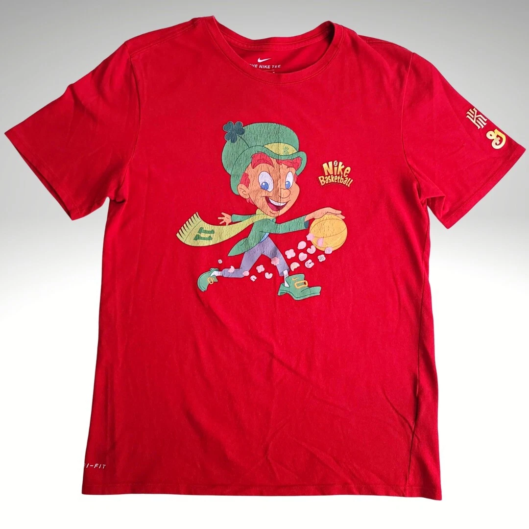 NIKE DRI FIT Kyrie Irving 4 Lucky Charms T Shirt Tee Size Medium