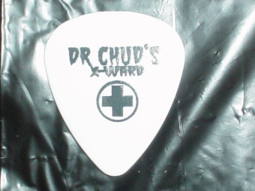 DR. Chud's X-Ward ex Misfits Logo & Signature 2007 Concert Chud Tour GUITAR PICK
