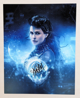 WITHIN TEMPTATION sharon den Adel SIGNED 8x10 PHOTO bleed out RESIST hydra COA