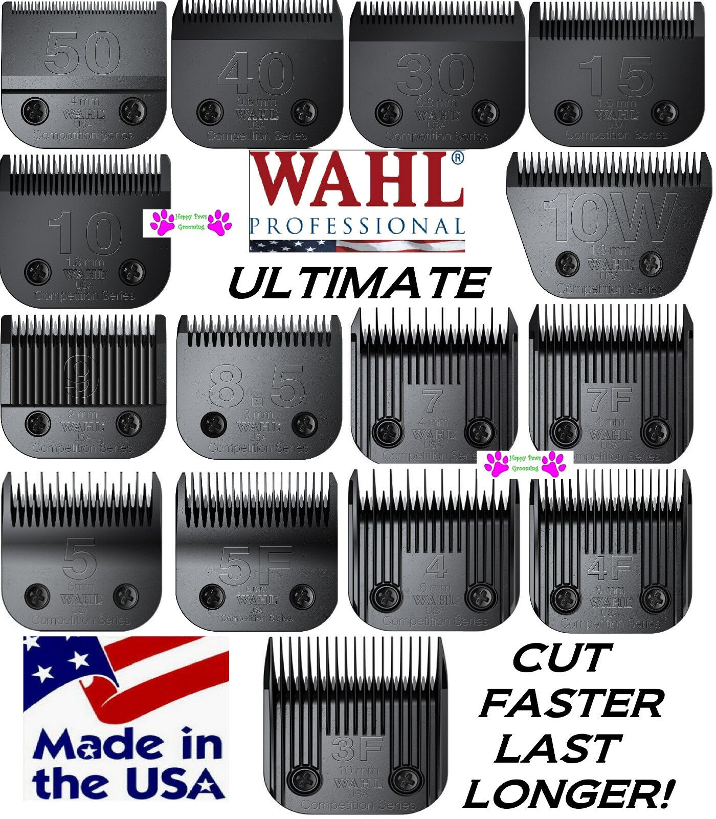 Wahl ULTIMATE キャンペーンもお見逃しなく COMPETITION BLADE Fit KM1 KM2 KM10 45 【SEAL限定商品】 Pow KM5 Max