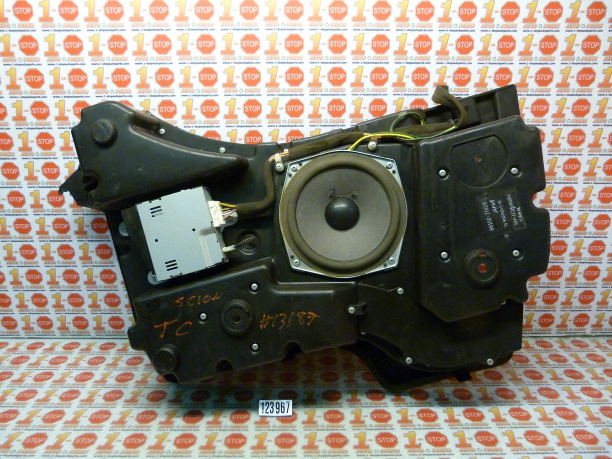 CLIP BOX 1998-2011 黒 06 07 08 09 10 SCION TC SUBWOOFER SPEAKER BOX ASSEMBLY W