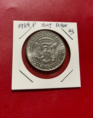 1989 P Kennedy Half Dollar - Schöne US-Münze