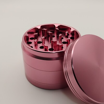 Tobacco DIY manual (63mm) 4 layer grinder - pink