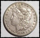 1892-S   MORGAN DOLLAR Difficult Date  Sharp XF   #37D25