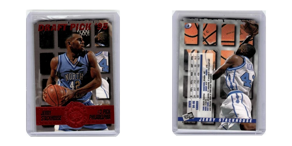 Press Pass Premium Draft Picks 1995 troquelados Jerry Stackhouse #3 Foto 3 de 3