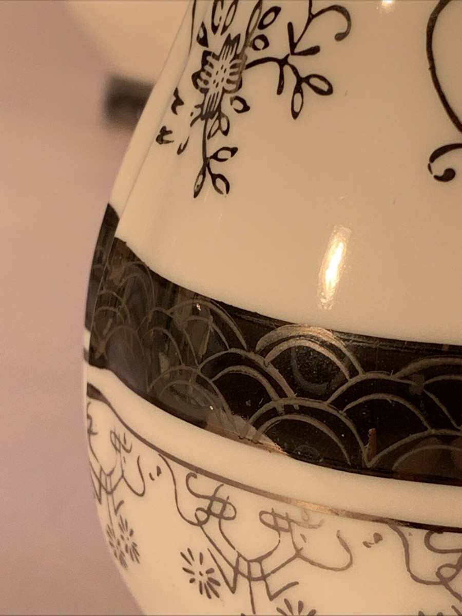 Sterling China Japan Platinum Trim Tea Set for Six - 23 Pieces