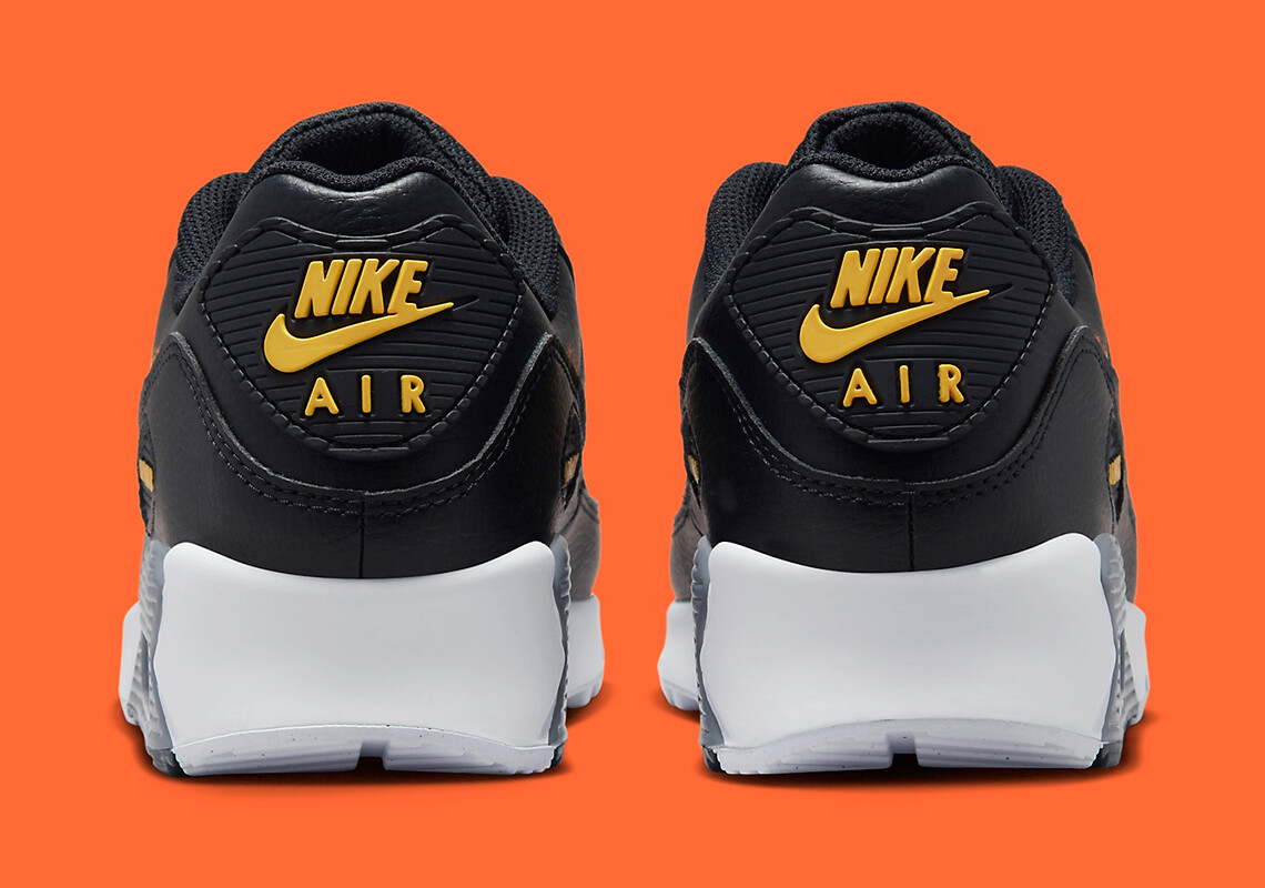 nike 90s black and orange