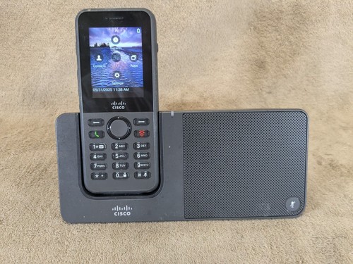Cisco CP-8821 Wireless IP Phone w/ Charging Base Missing Power Cord READ DESCRIP - Photo 5/24