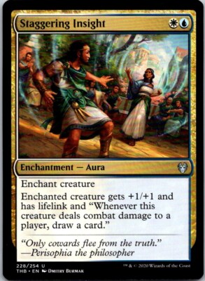 Magic the Gathering Staggering Insight Theros Beyond Death MTG Free Shipping!