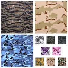 Camo Bandanas - Extra Large 27 x 27 Inch 100% Cotton Biker Headwrap Bandana