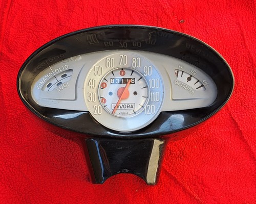 Cruscotto Quadro Strument Contachilometri Tachimetro Autobianchi Bianchina Odome - Foto 5 di 13
