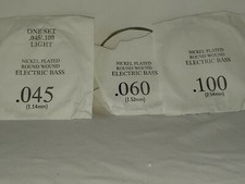 Nickel Plated Medium Electric Bass String Set 45,100,060 .open box.A4