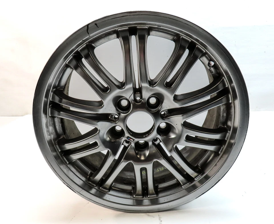 2001-2006 BMW (E46) M3 ///M (18x8 FRONT / 18x9 REAR) SPOKE WHEEL RIM SET 4 - Image 3 of 4