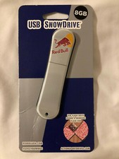Red Bull 8GB USB SnowDrive Flash Drive Memory Stick by Action Sports Drives