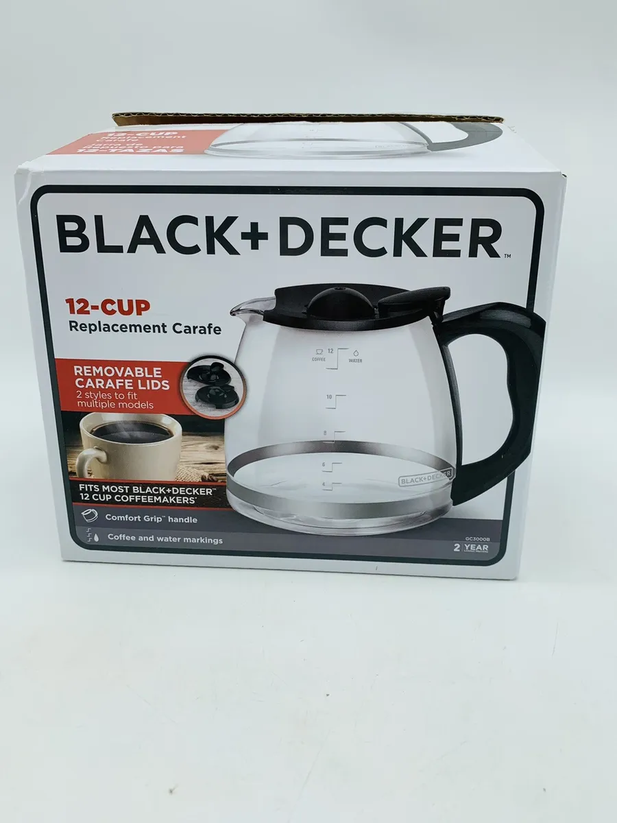 Black & Decker Coffee Pot 12-Cup Replacement Carafe Model GC3000B
