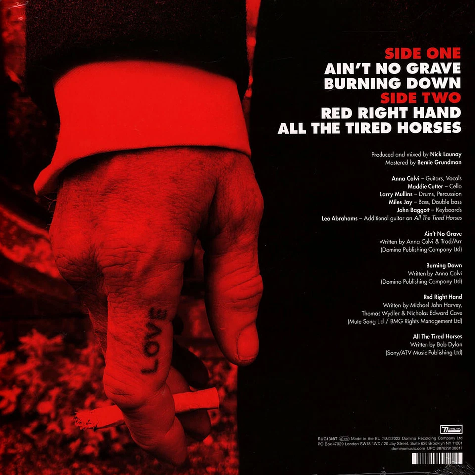 Anna Calvi - Tommy Limited Edition EP (Vinyl 12" - 2022 - UK - Original) - Bild 2 von 2