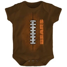 Chicago Bears NFL Outerstuff Newborn Brown "Mini Football" Creeper
