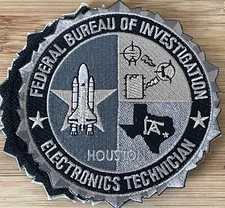FBI - Houston Field Office - Electronics Technician SecondGEN Black/Gray patch