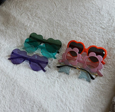 fun glasses/sunglasses set: 7 pc. girls women
