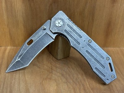KERSHAW LIFTER 1302BW Blackwash Modified Tanto All Steel Speedsafe NEAR MINT!