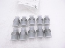 Bag of 10 Parker 8-12 FTX-S Triple-Lok 37° Flare JIC Tube Fittings and Adapters