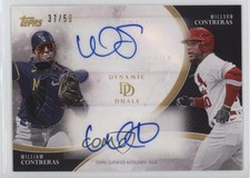 2023 Topps Dynamic Duals Black 37/50 William Contreras Willson #24A Auto 0t2