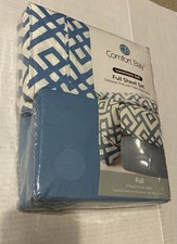 Comfort Bay Designer teal 4 piece Full sheet set luxuriously soft NEW