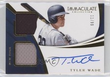 2018 Panini Immaculate Rookie Dual Materials 11/99 Tyler Wade #RDM-TW Auto 0s3