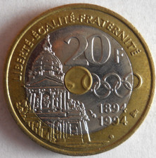 1994 FRANCE 20 FRANCS - AU/UNC  - HIGH QUALITY COIN - Lot D28